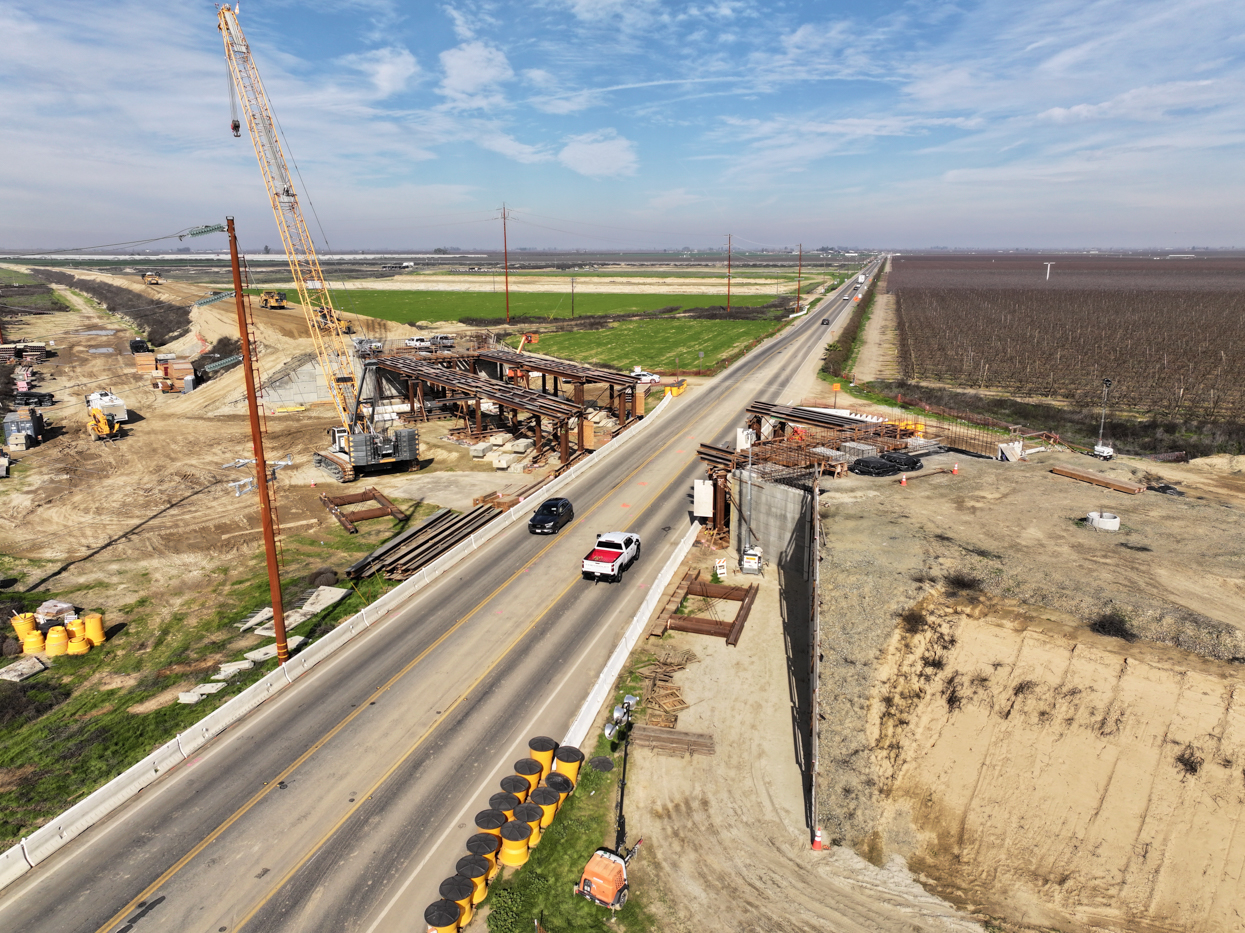 State Route 43 Tied Arch Bridge (drone view)