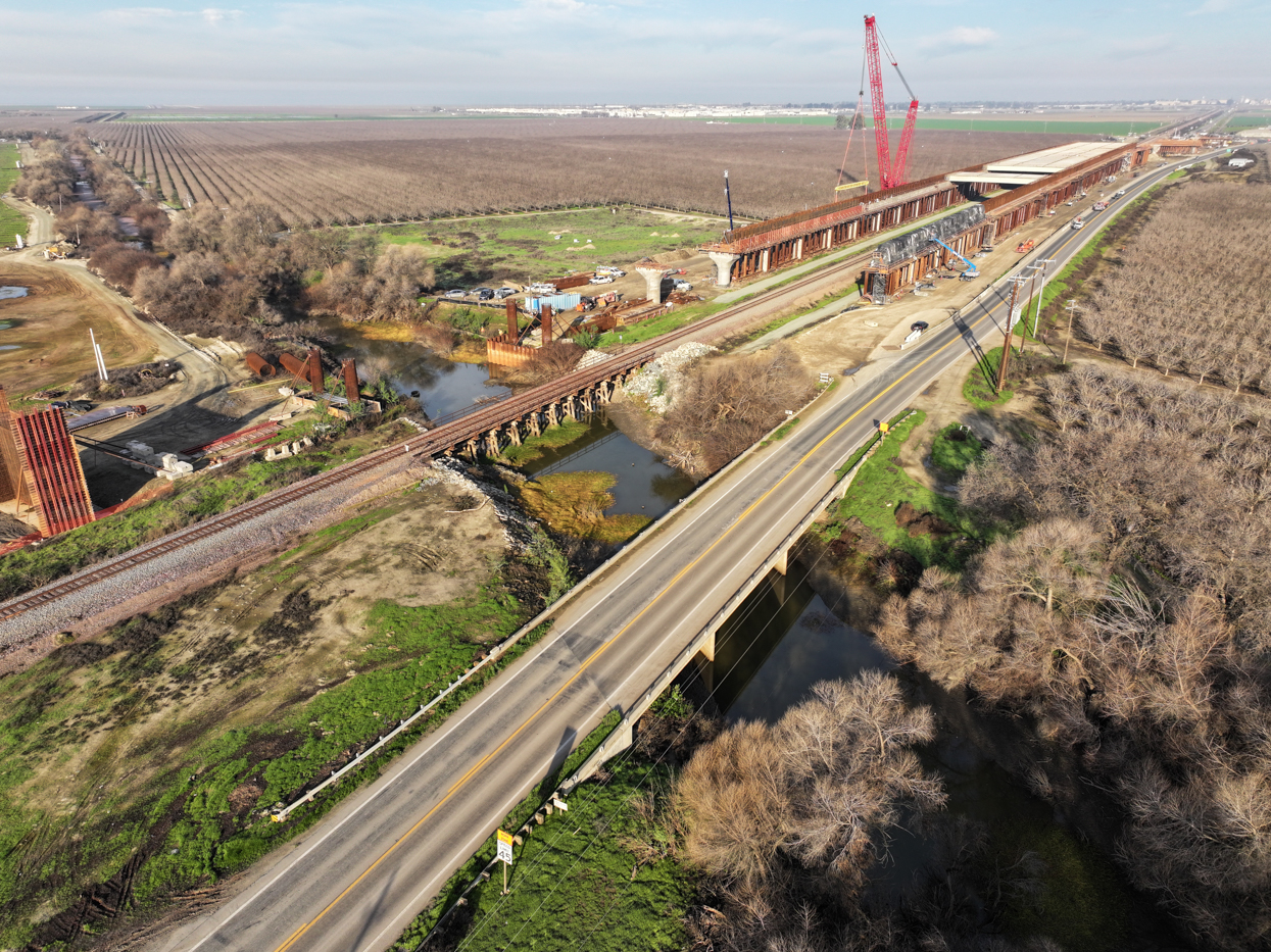 Tule River Viaduct (drone view)