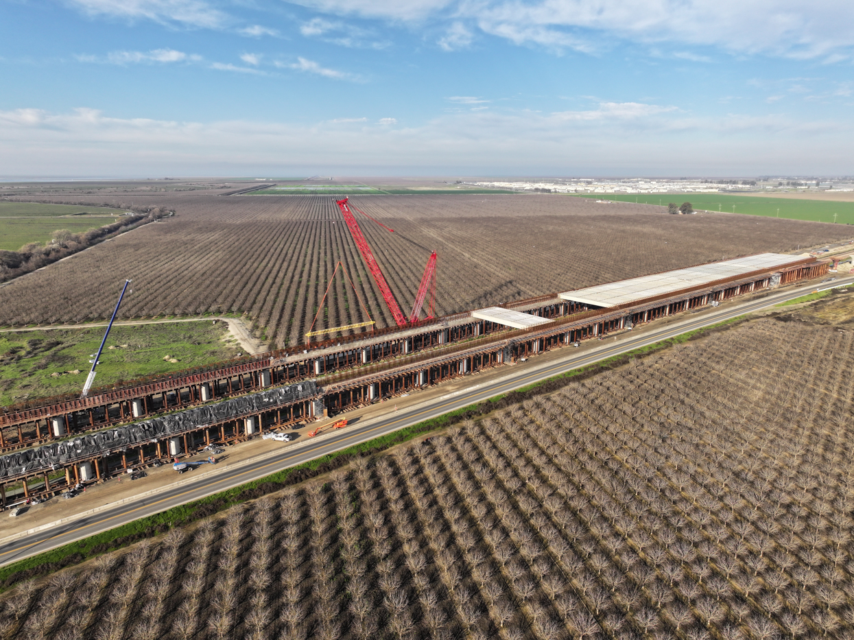 Tule River Viaduct (drone view)