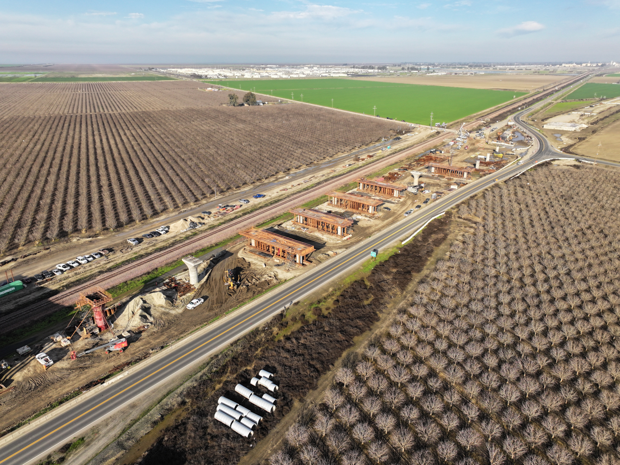 Tule River Viaduct (drone view)