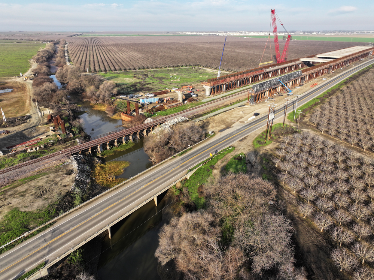 Tule River Viaduct (drone view)