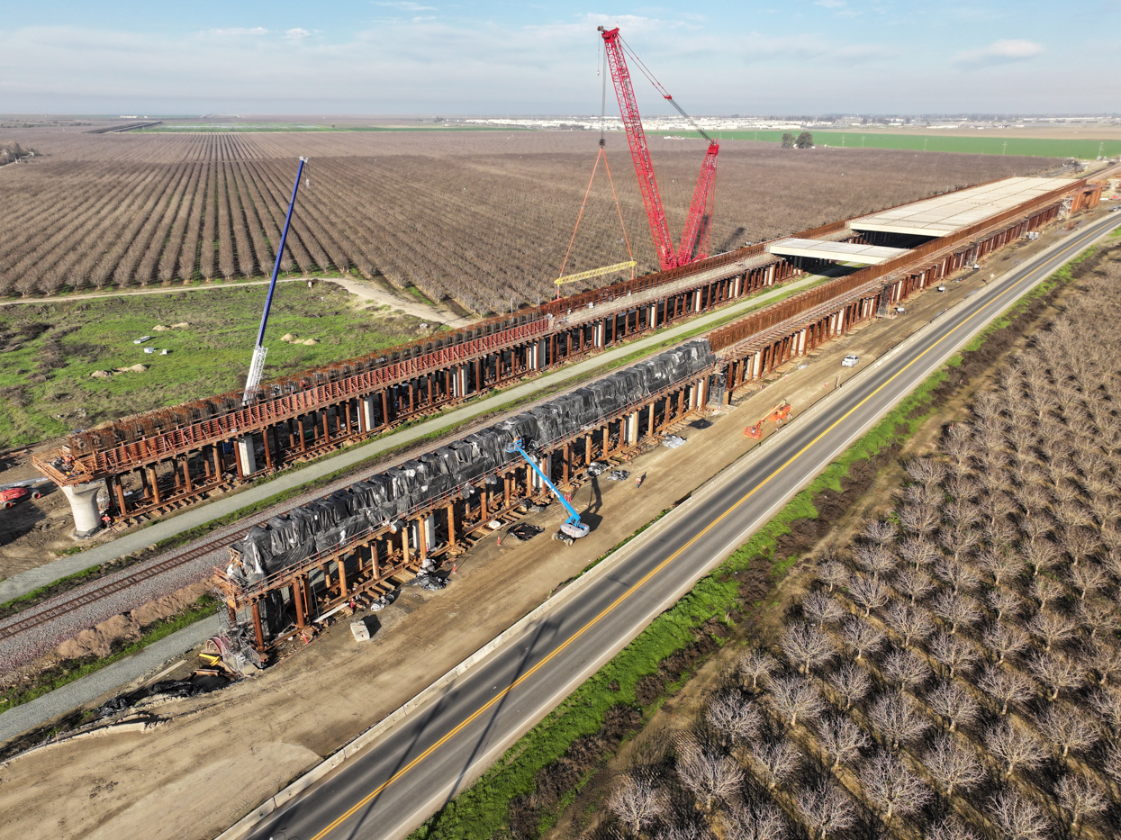 Tule River Viaduct (drone view)