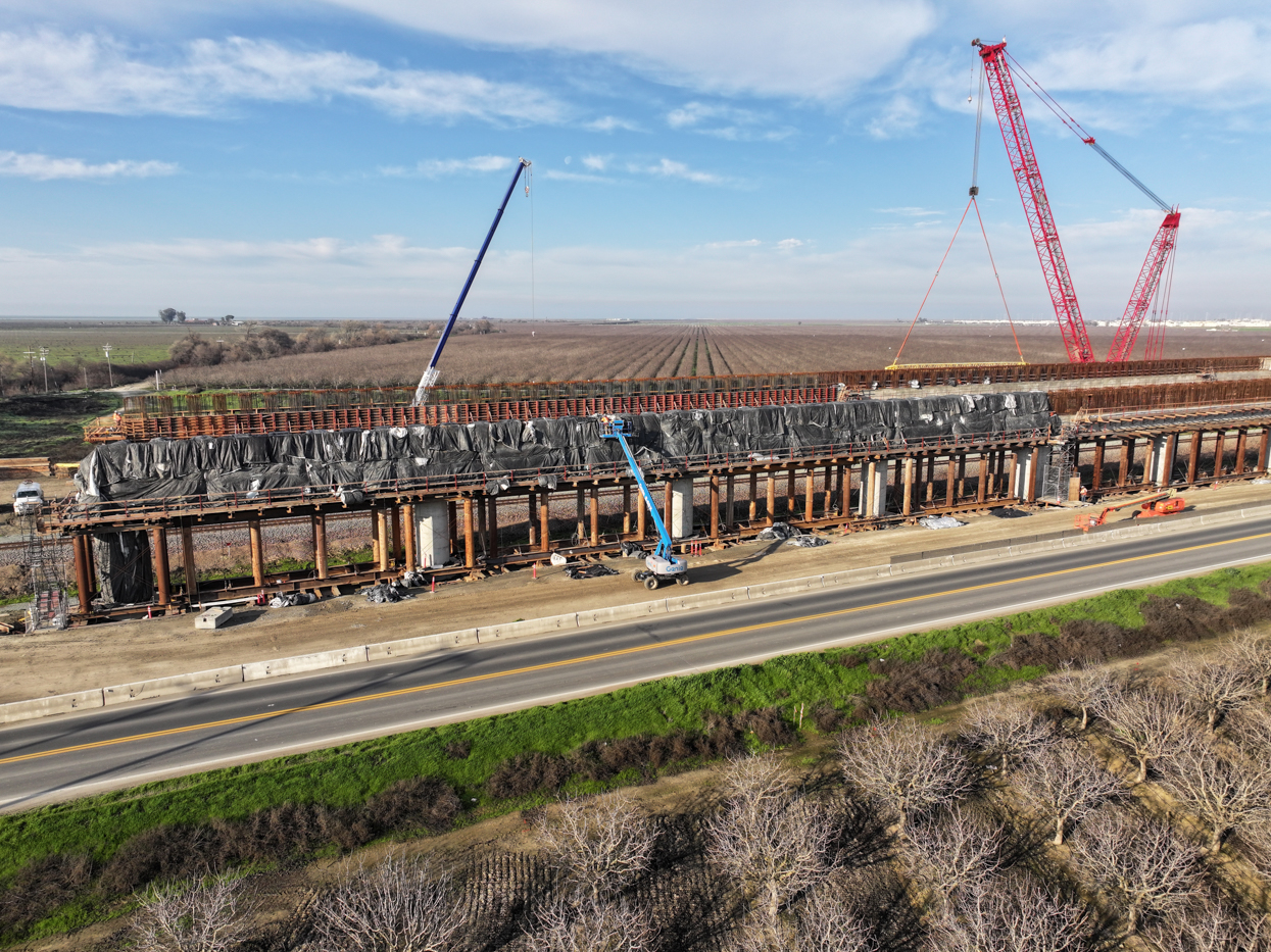 Tule River Viaduct (drone view)