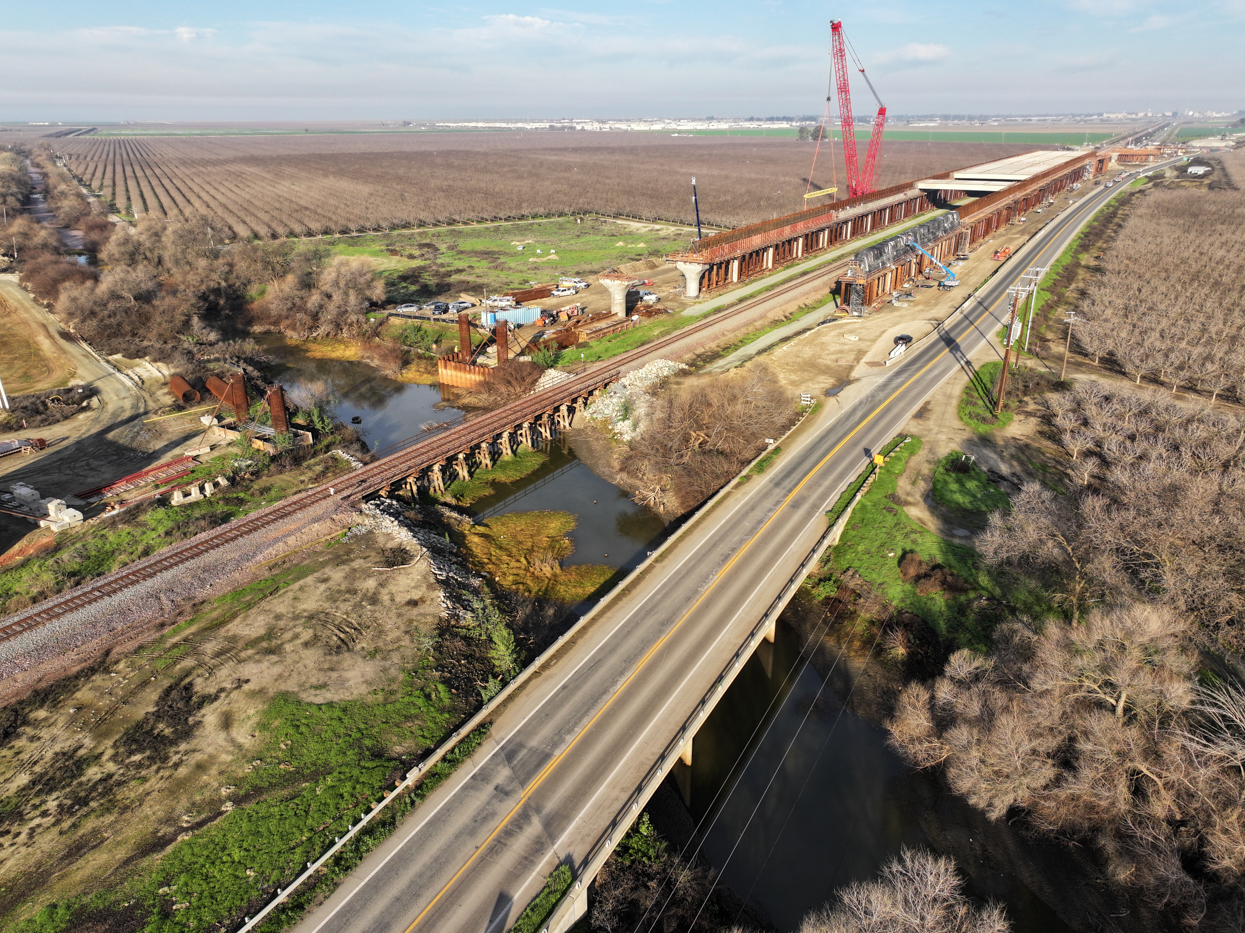 Tule River Viaduct (drone view)