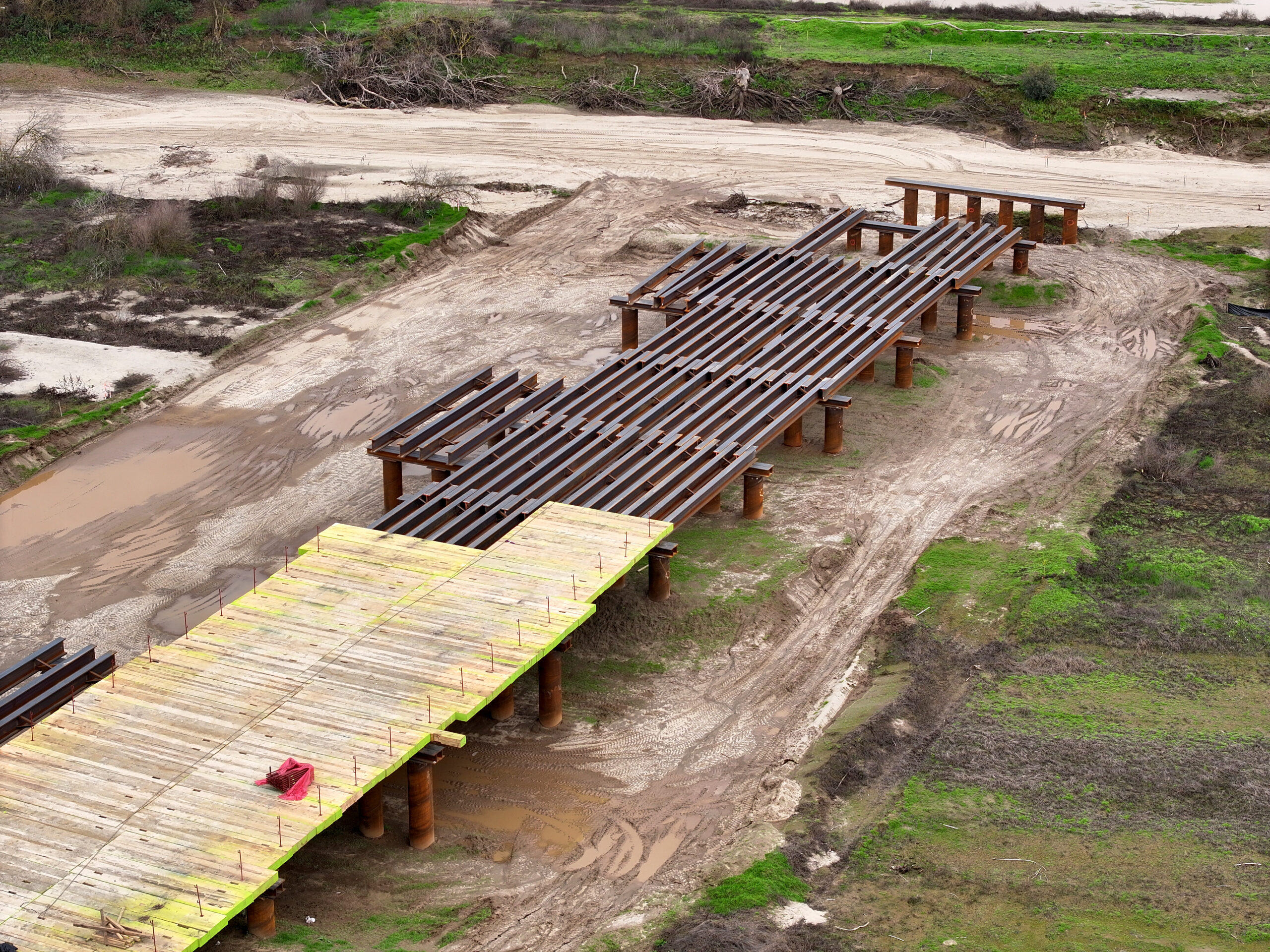 Dutch John Cut Bridge (drone view)