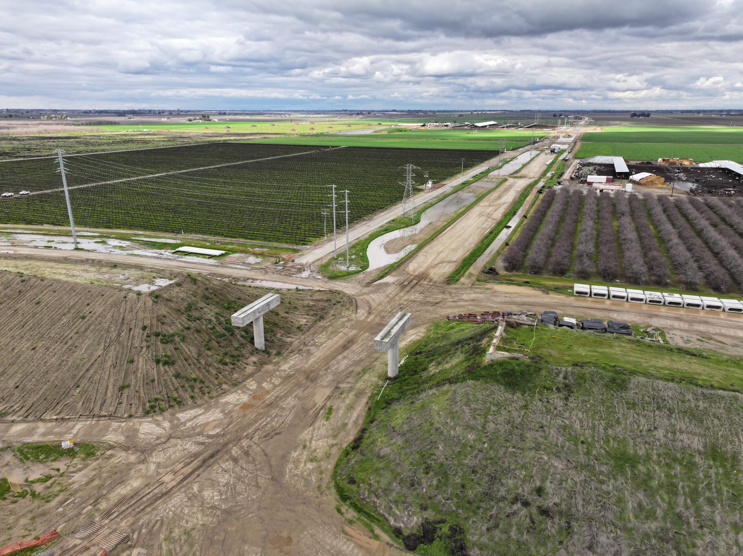 Fargo Avenue Grade Separation (drone view)