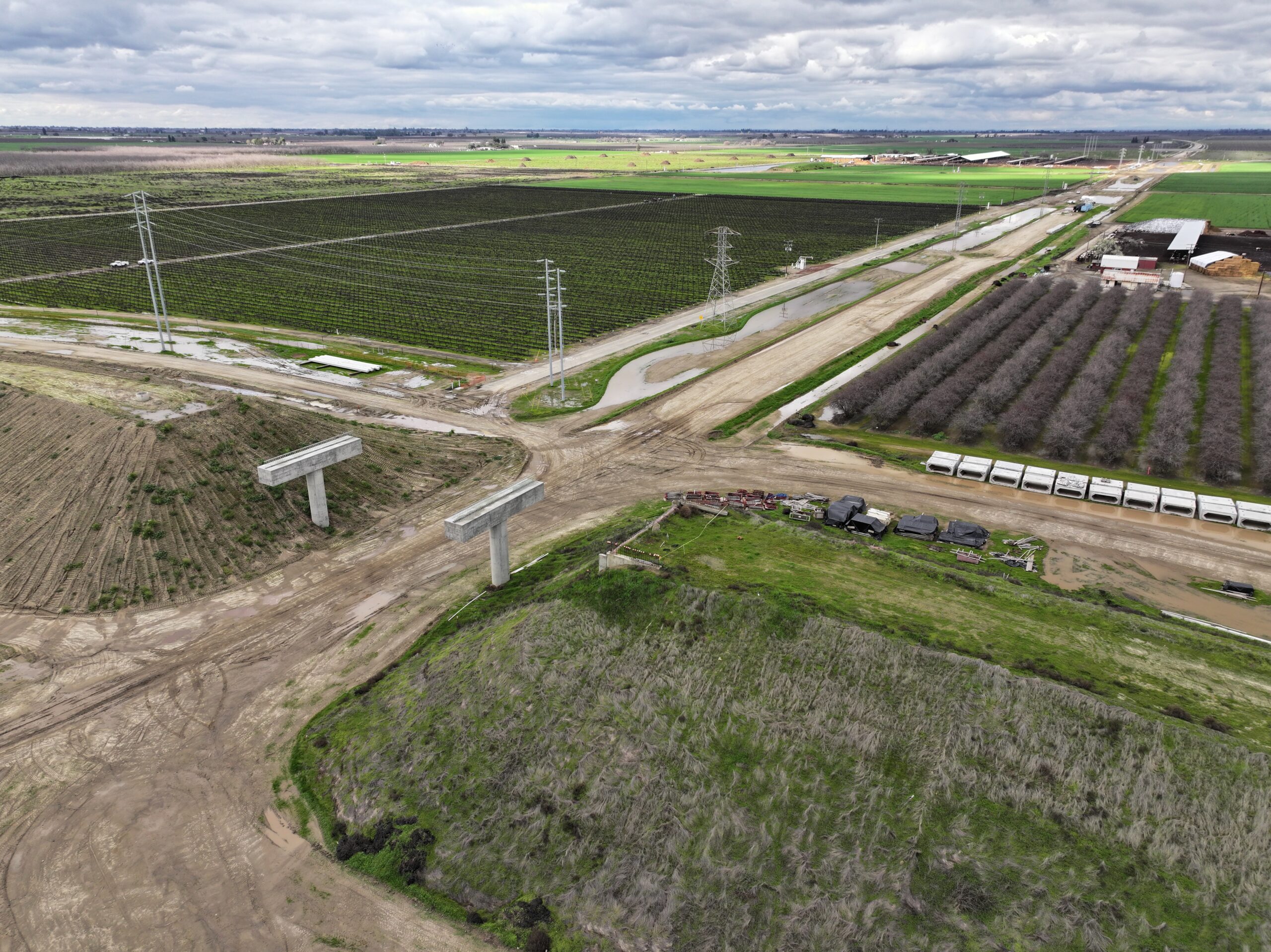 Fargo Avenue Grade Separation (drone view)