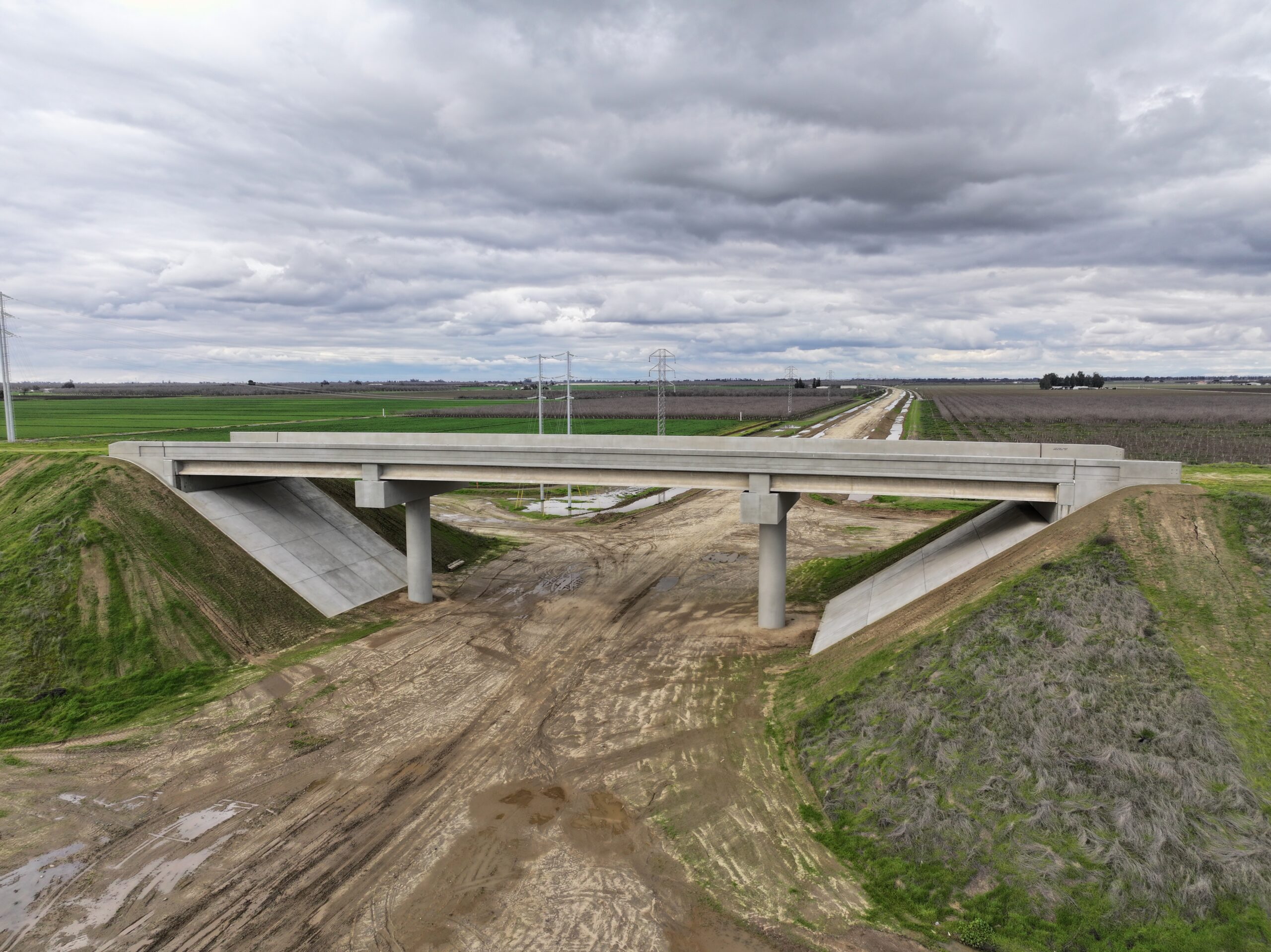 Flint Avenue Grade Separation (drone view)