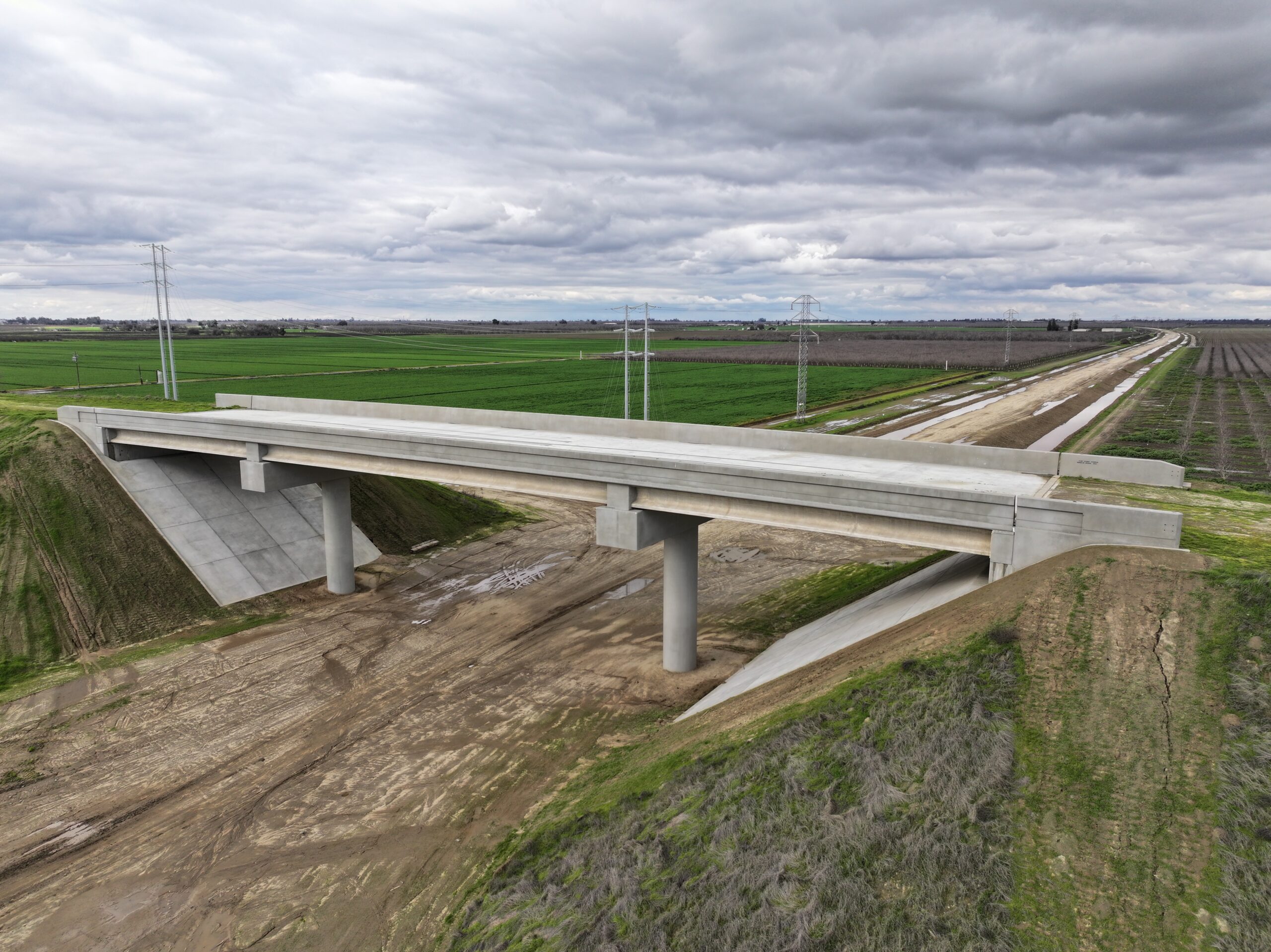 Flint Avenue Grade Separation (drone view)