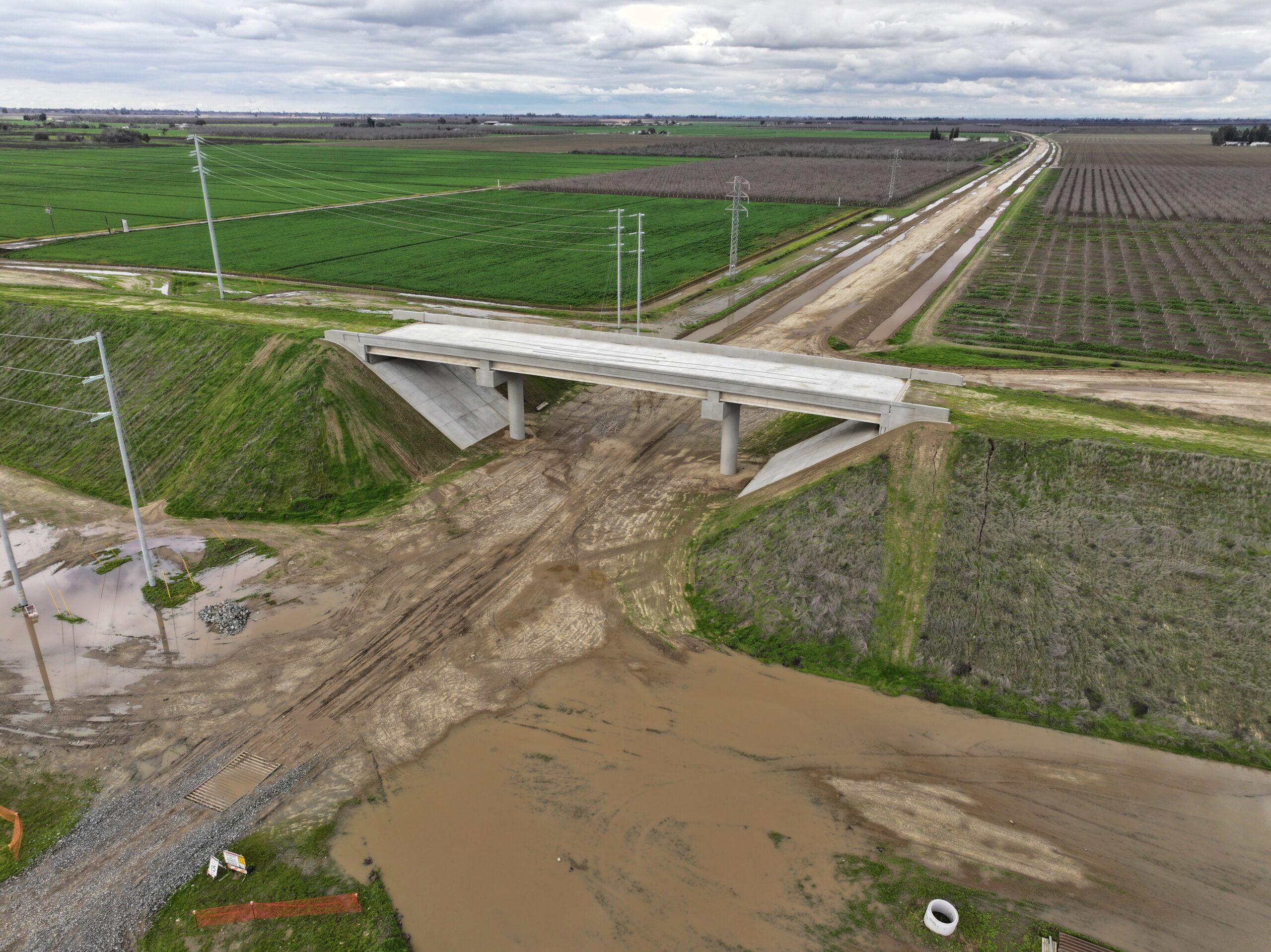 Flint Avenue Grade Separation (drone view)