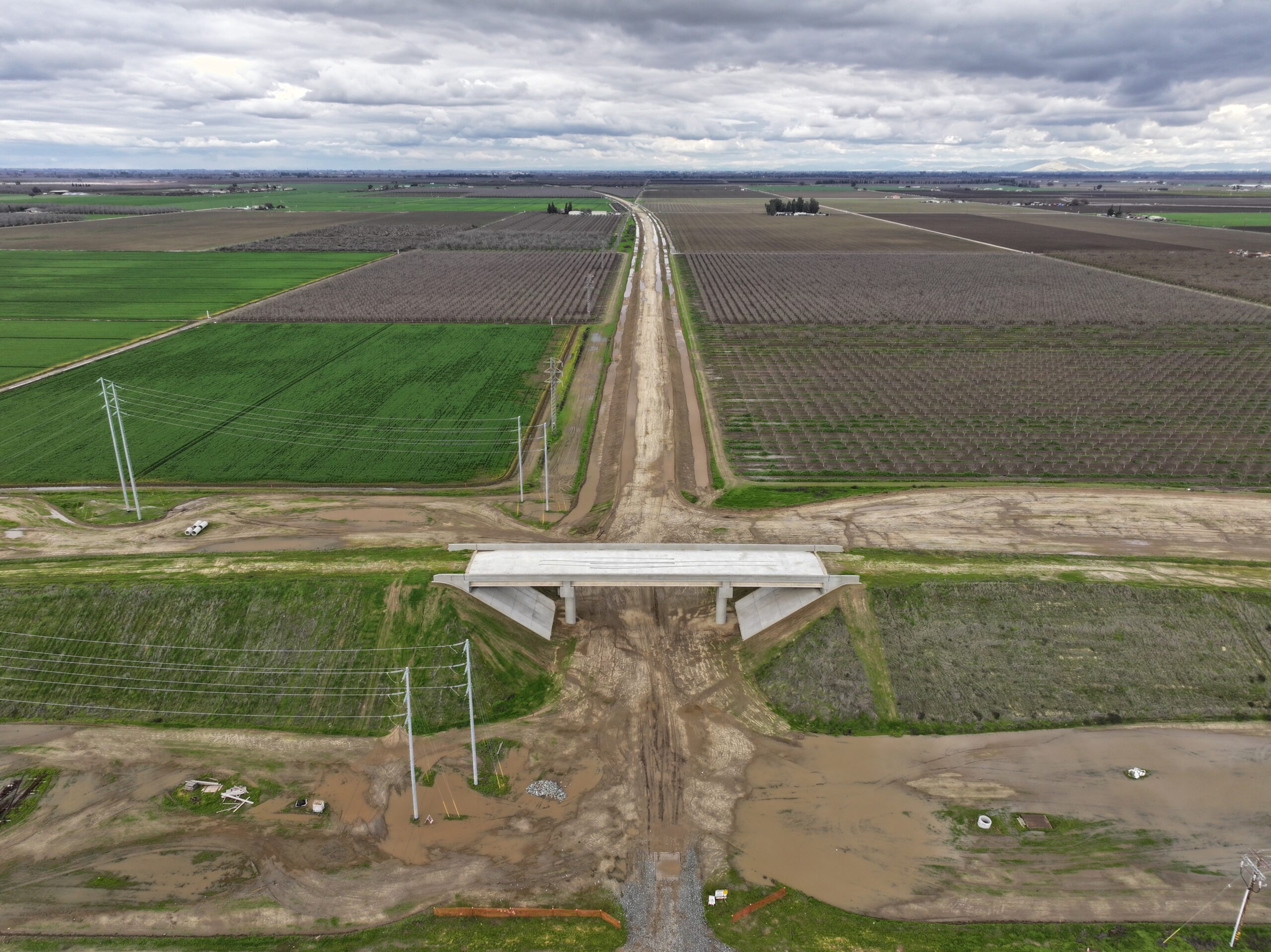 Flint Avenue Grade Separation (drone view)