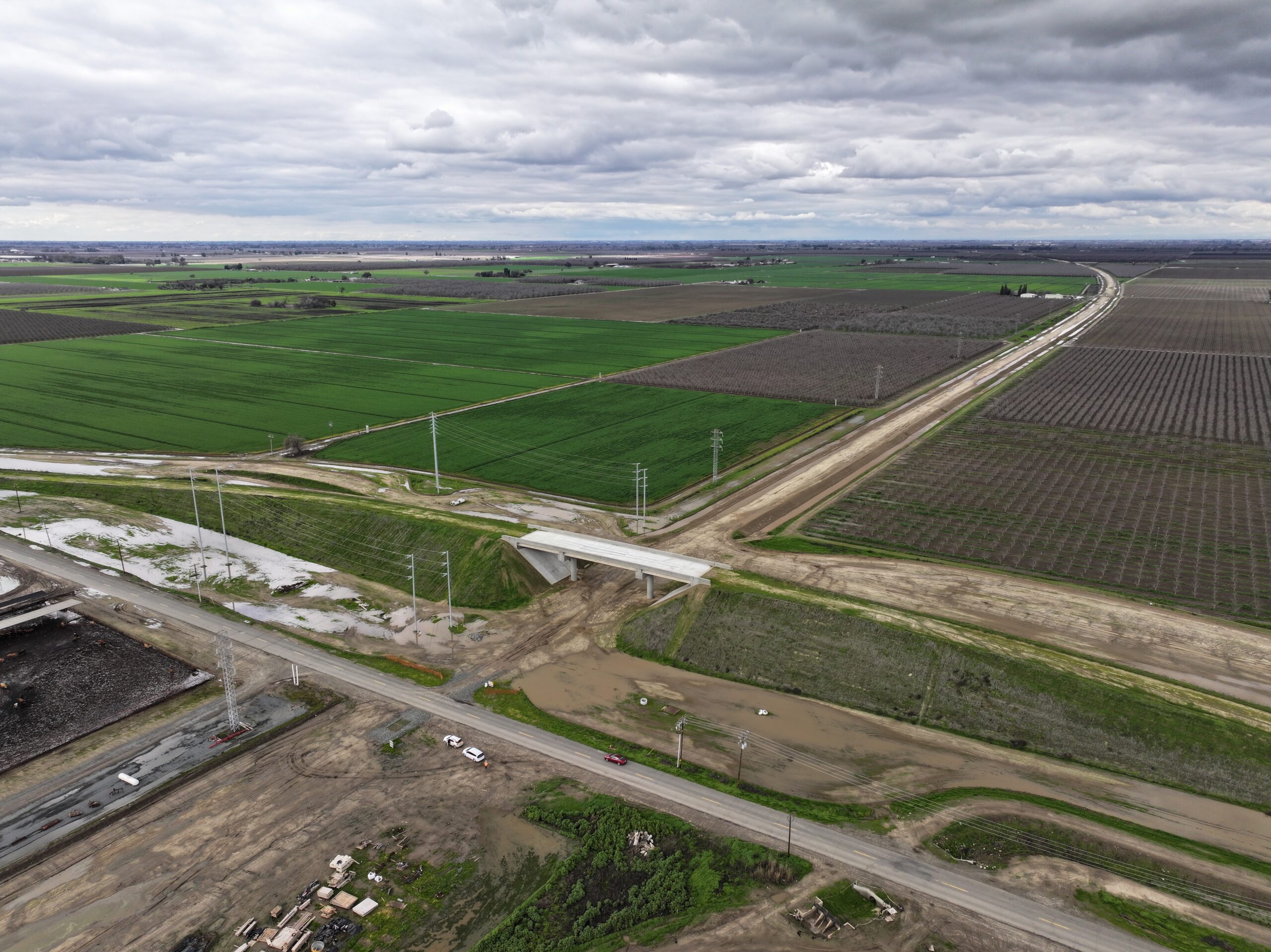 Flint Avenue Grade Separation (drone view)