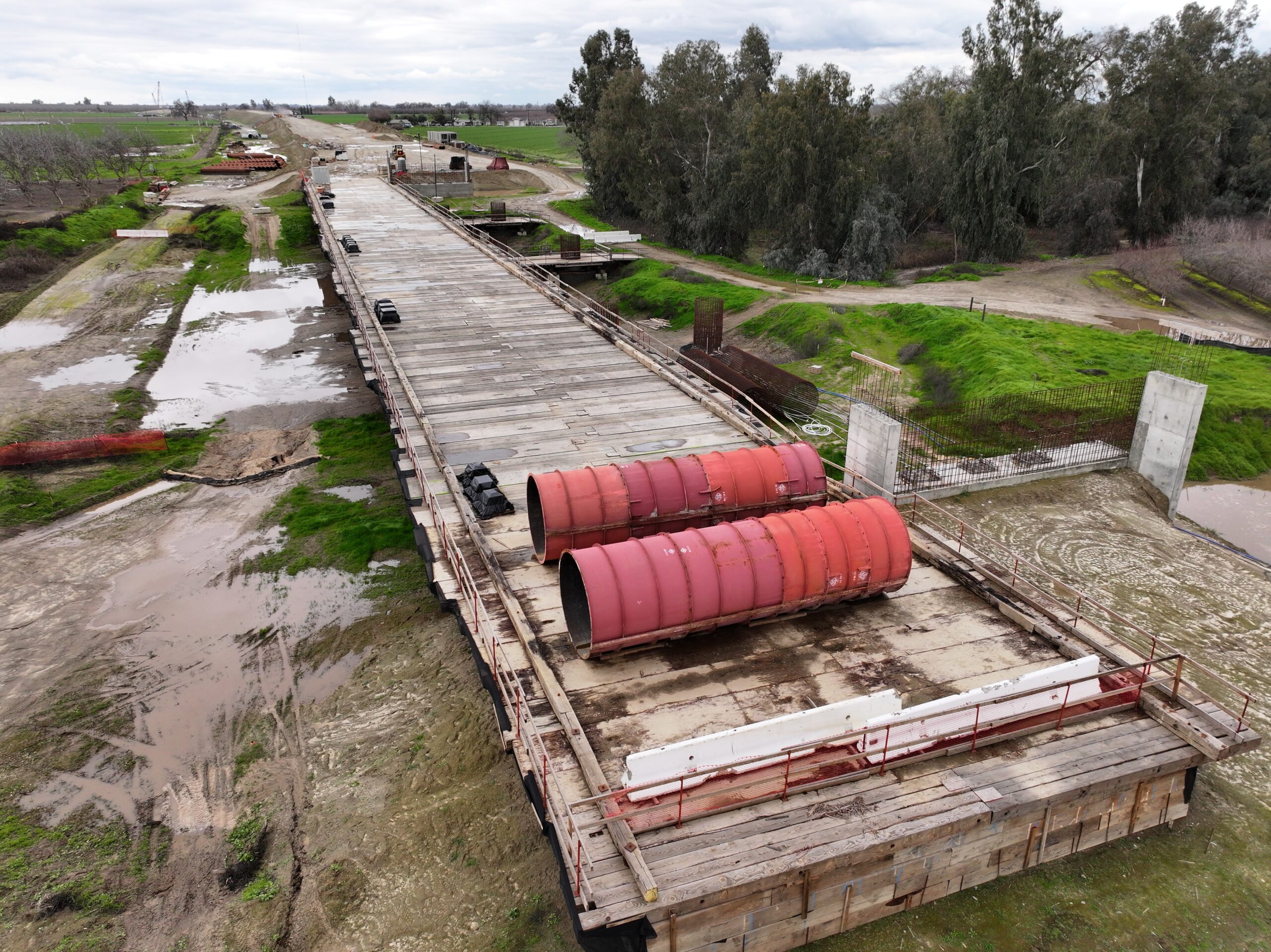 Kings River Bridge (drone view)