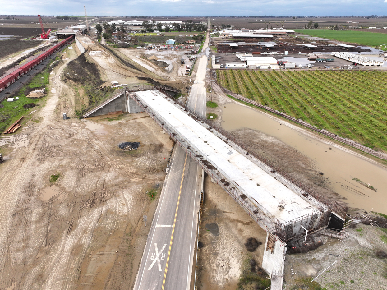 Peach Avenue Viaduct (drone view)