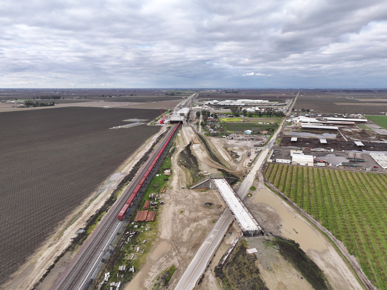 Peach Avenue Viaduct (drone view)