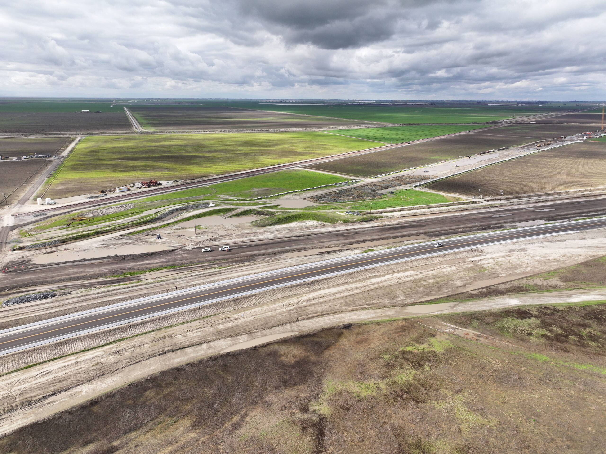 State Route 43 Curved Bridge (drone view)